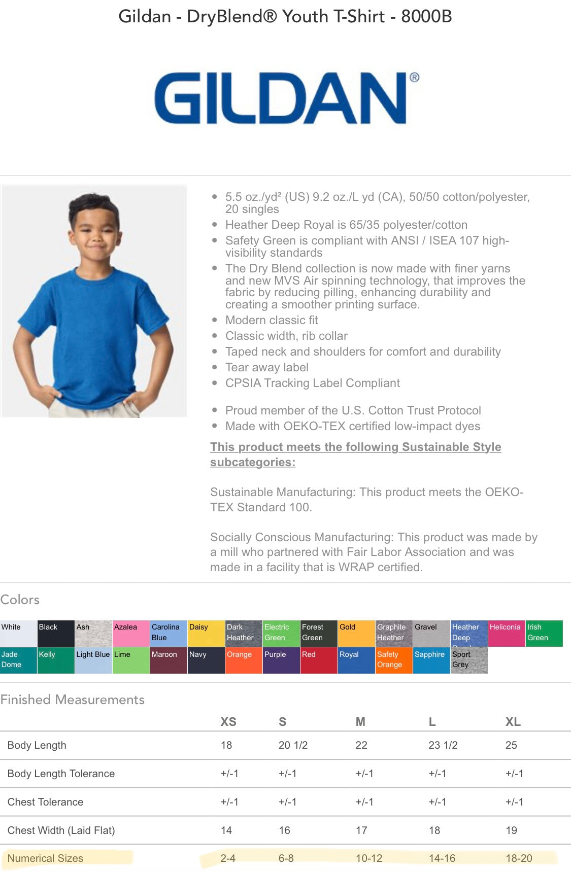 Oklahoma Cowboys Tee YOUTH