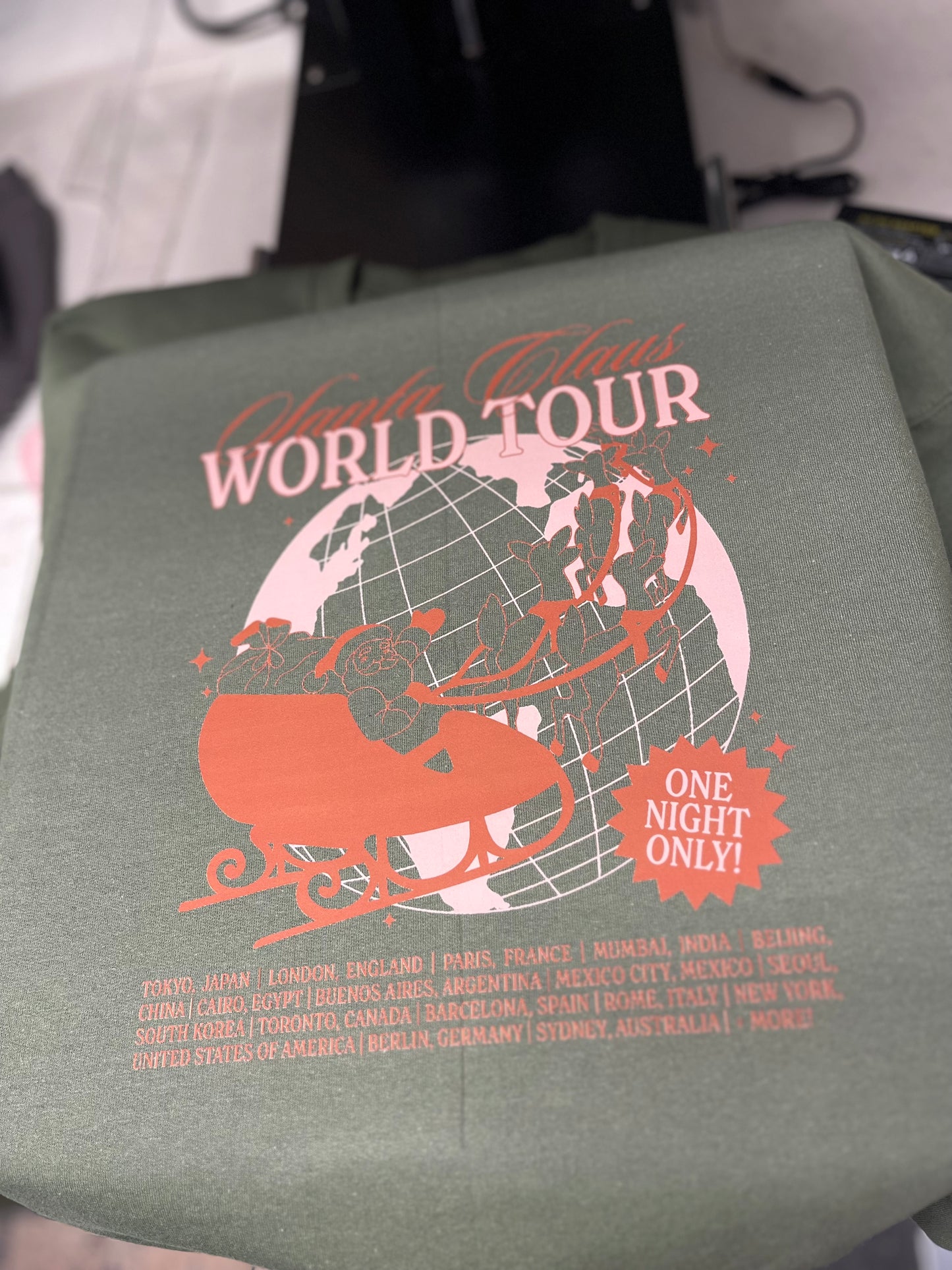 Santa Clause World Tour-Multiple Colors