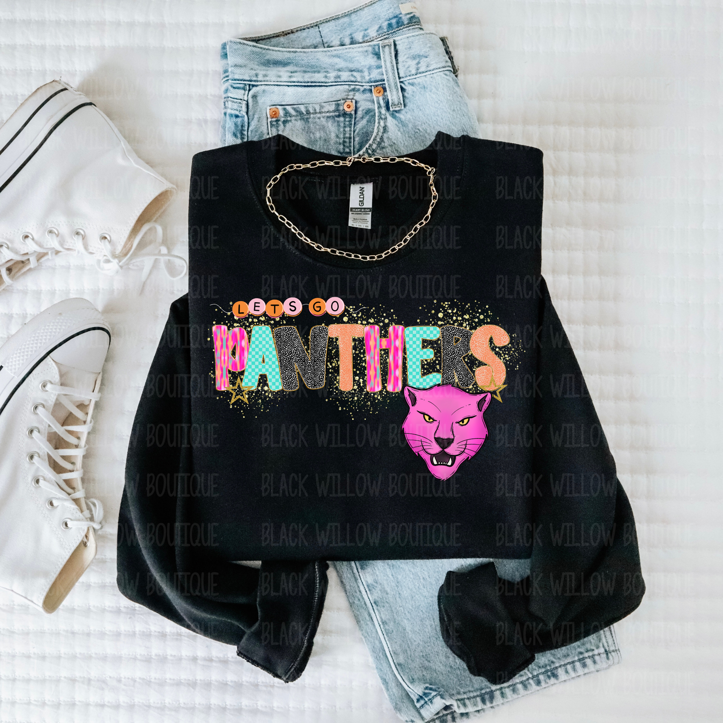 Pink Preppy Mascot Tee Or Sweatshirt