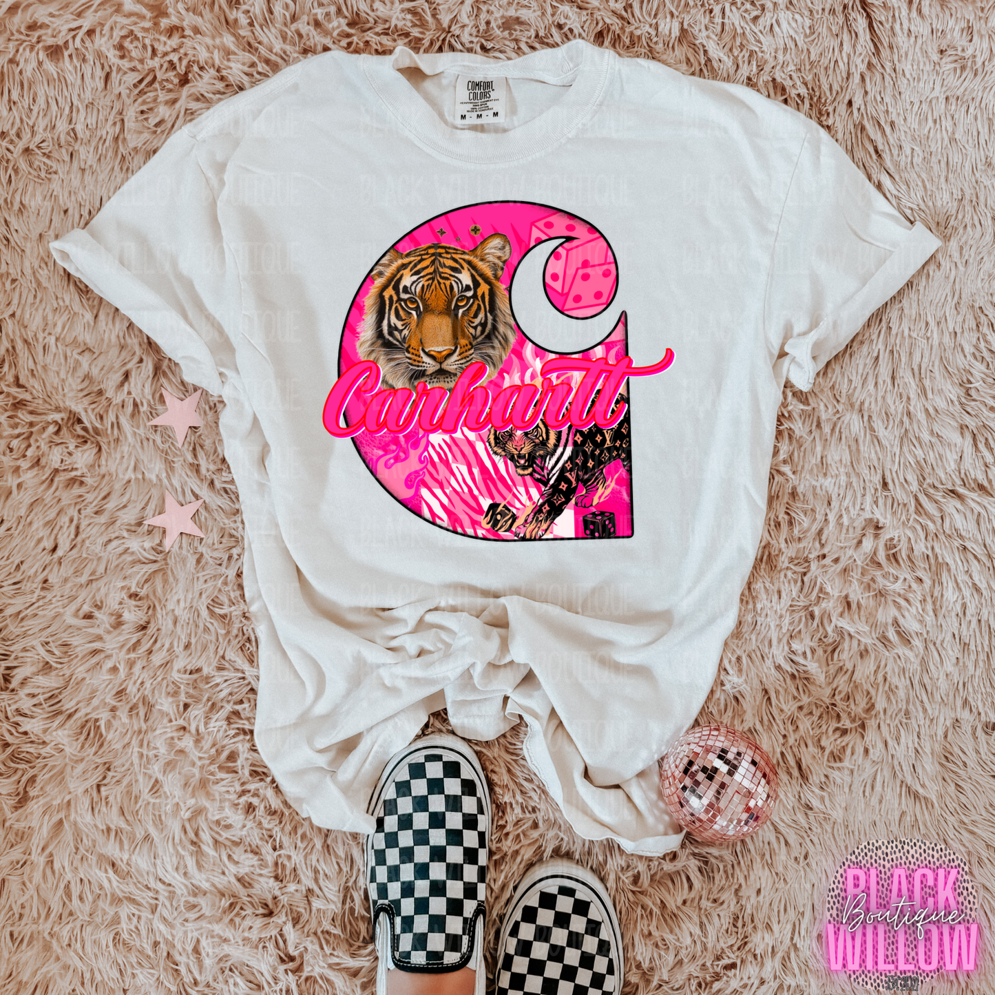 Boujee Tiger Tee Or Sweatshirt