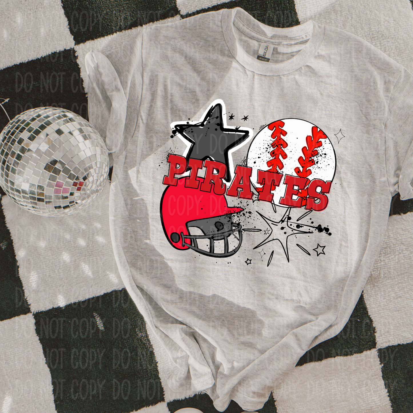 Pirates Baseball Single Print DTF Transfer