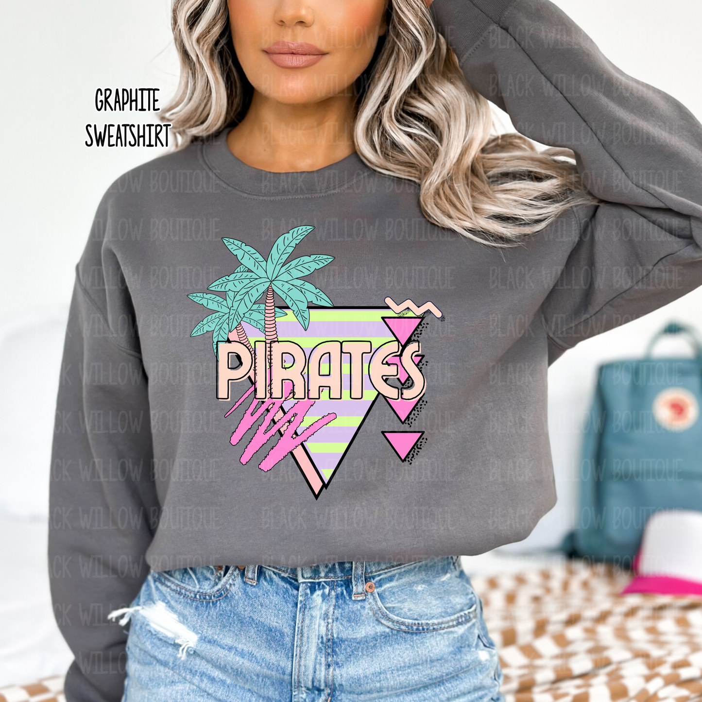 Retro Pirates Tee Or Sweatshirt