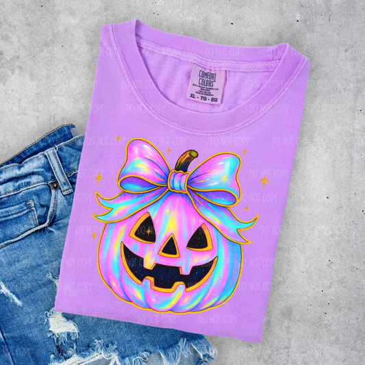 Iridescent Pumpkin Tee Or Sweatshirt