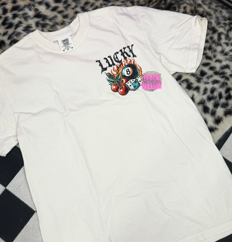 Lucky Eight Ball Single Print DTF Transfer