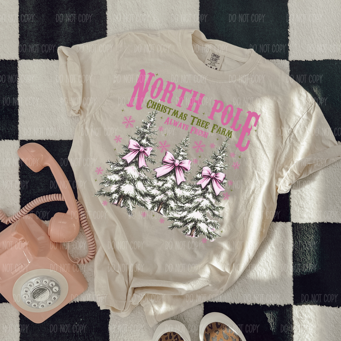 North Pole Single Print DTF Transfer