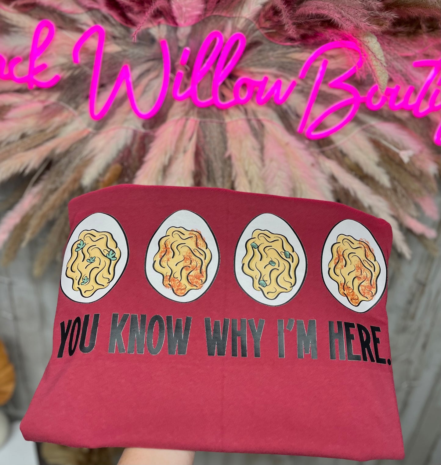 You Know Why I'm Here Comfort Colors Tee
