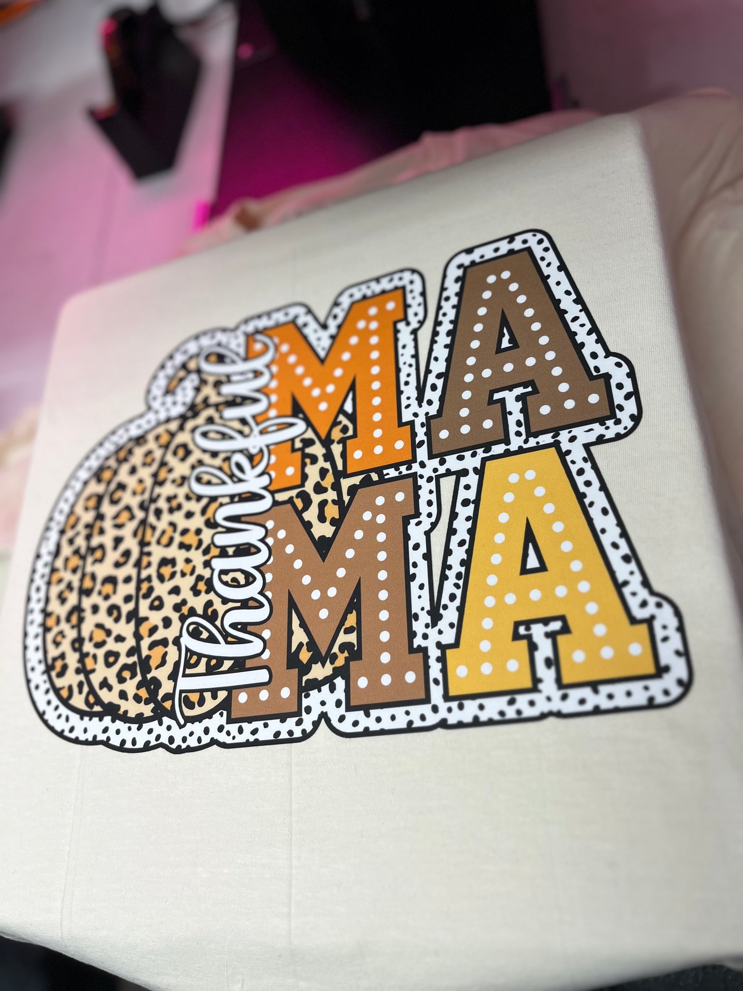 Thankful Mama Tee Or Sweatshirt