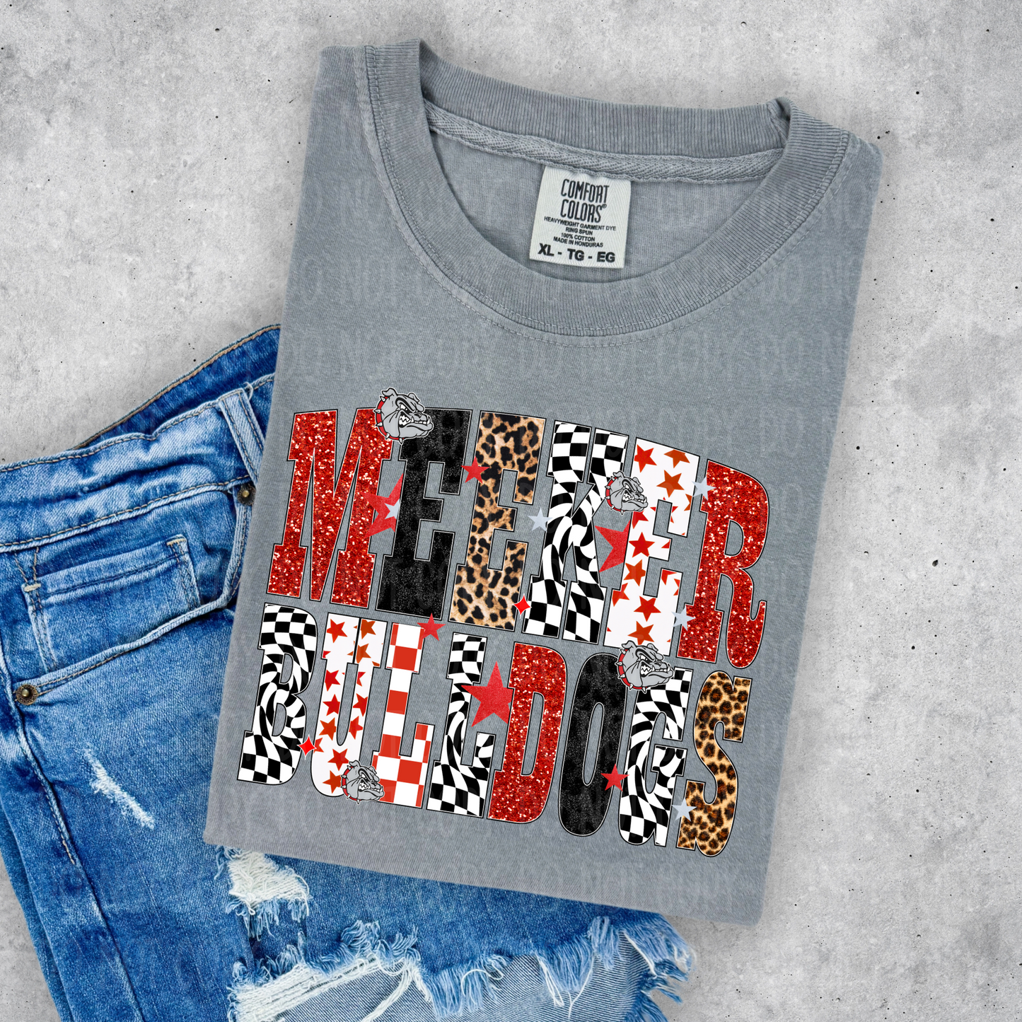 Trendy Meeker Bulldogs Tee Or Sweatshirt