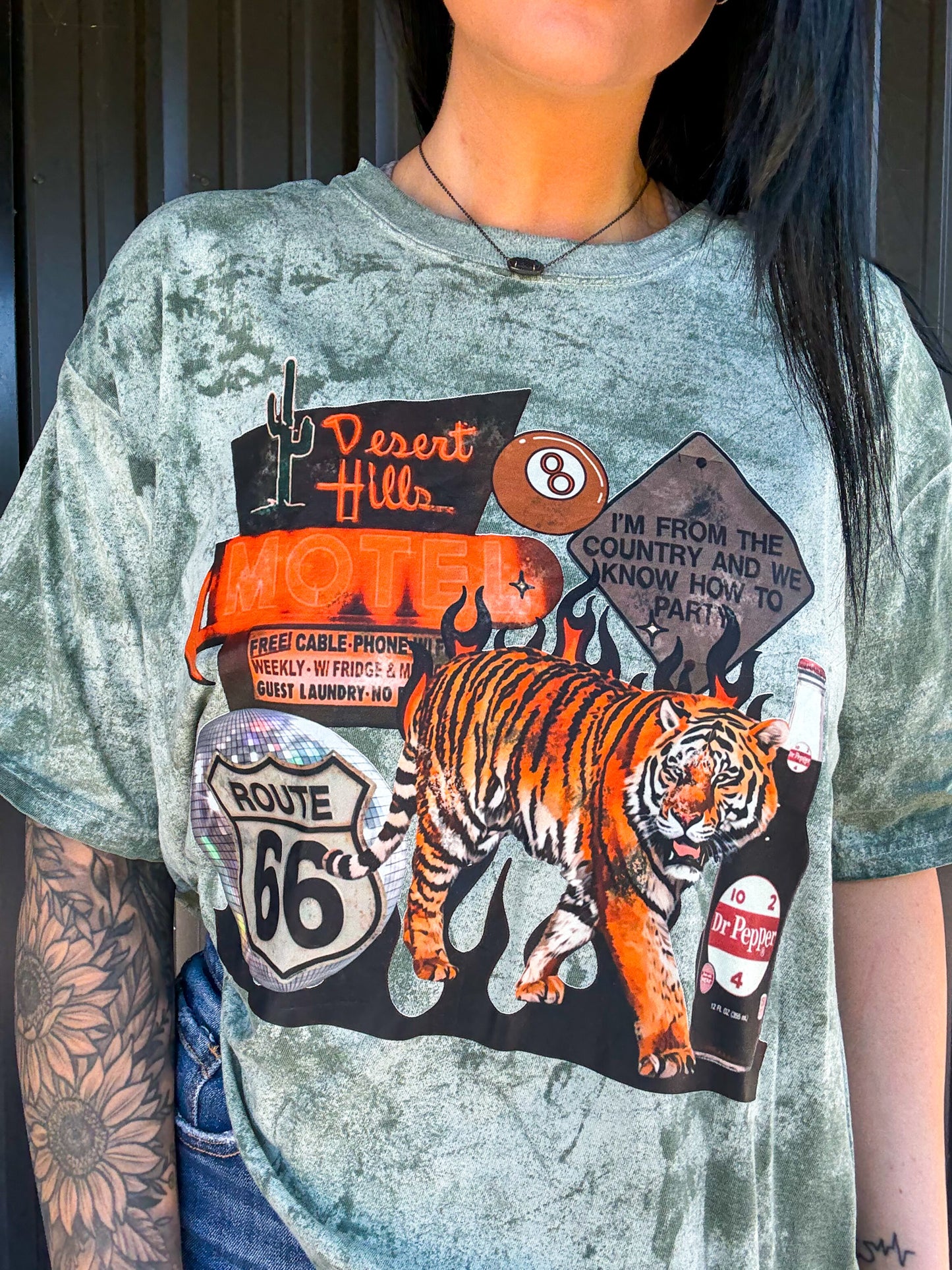 I'm From The Country And We Know How To Party Colorblast Tee