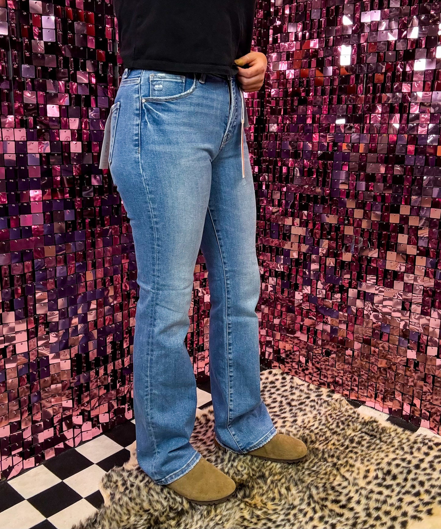 The Blaklee Tummy Control High Rise Straight Jeans