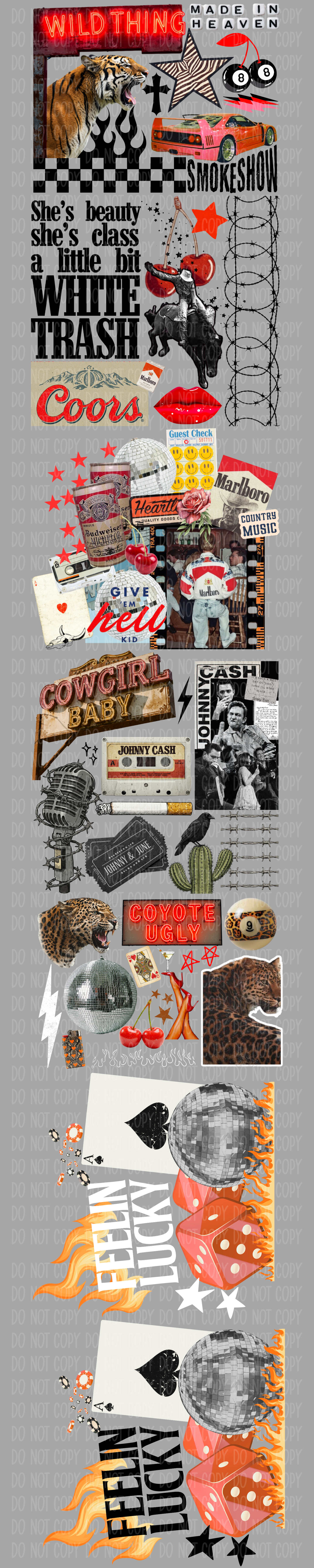 Alternative Grunge Pre-Made Gang Sheet