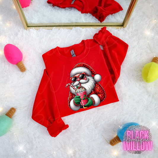 Sassy Santa Tee Or Sweatshirt