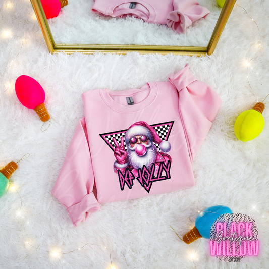 Def Jolly Santa Tee Or Sweatshirt
