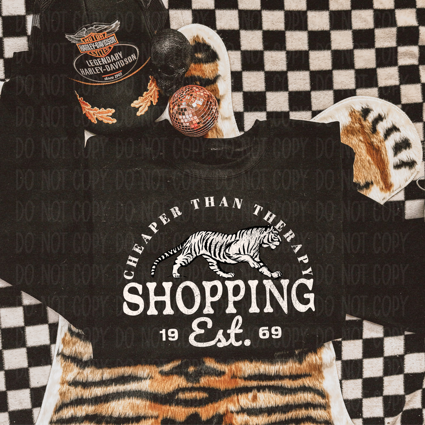 Shopping Is Cheaper Than Therapy Single Print DTF Transfer