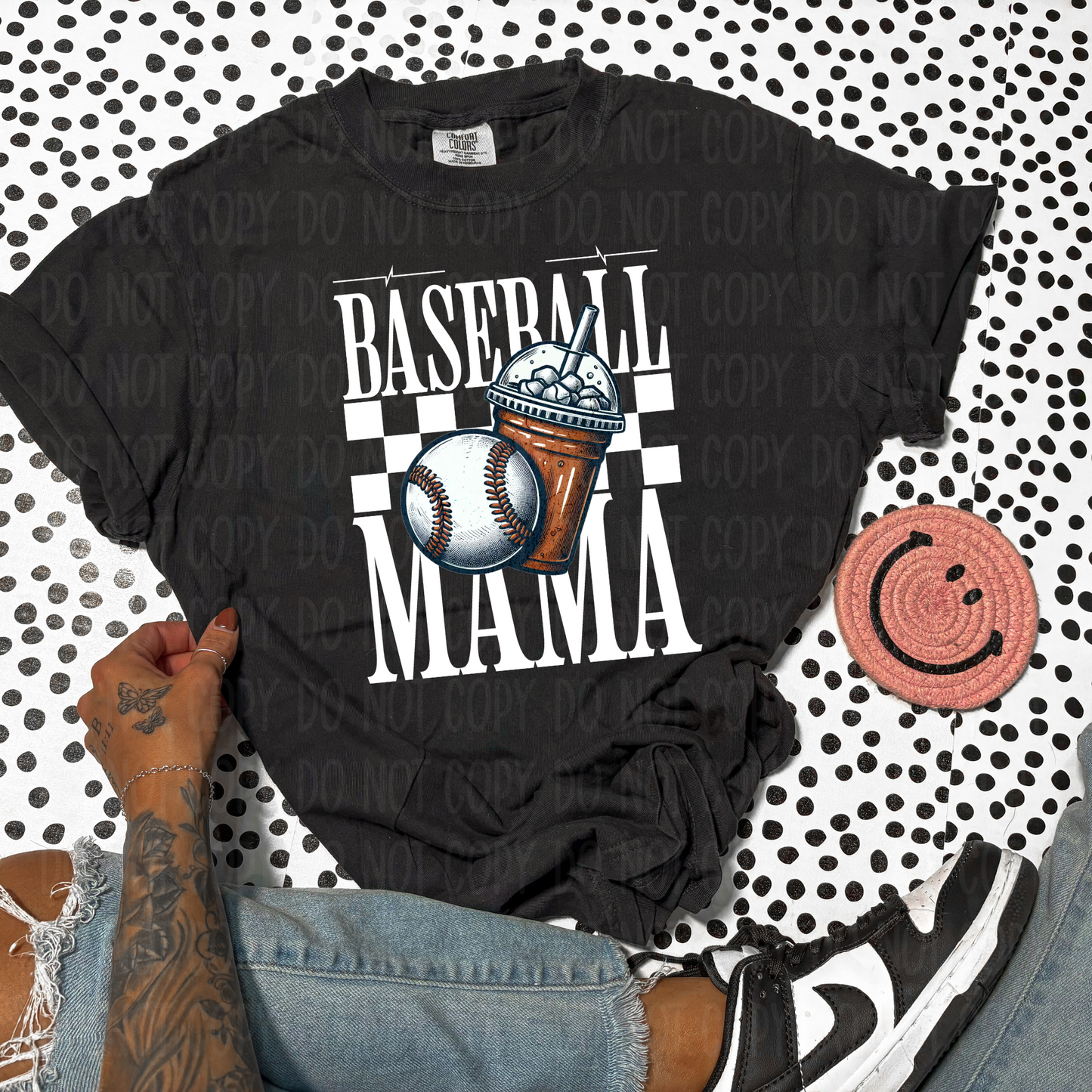 Baseball Mama Single Print DTF Transfer