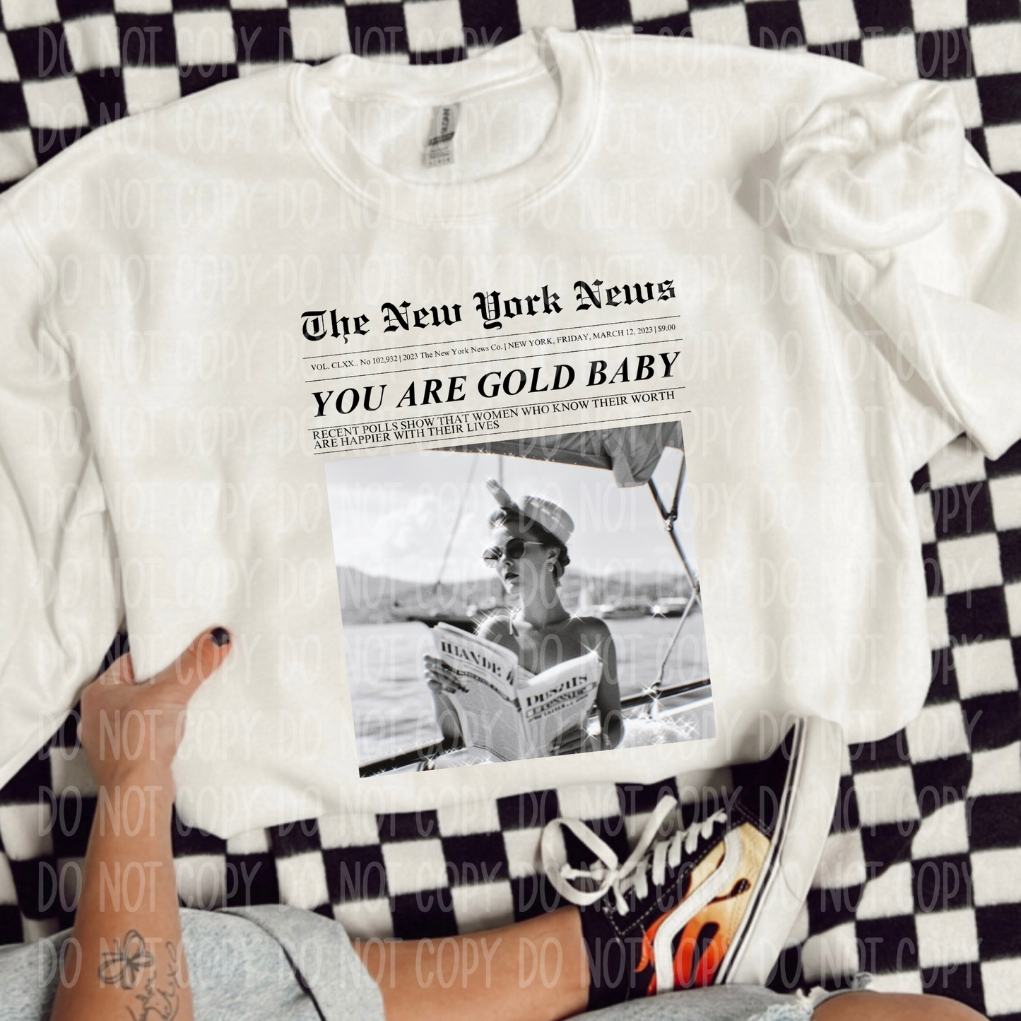 You Are Gold Baby Single Print DTF Transfer