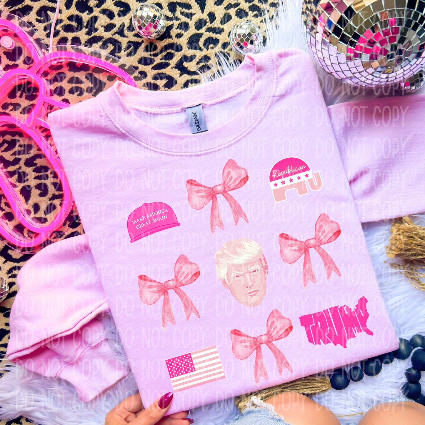 Pink Trump Single DTF Transfer