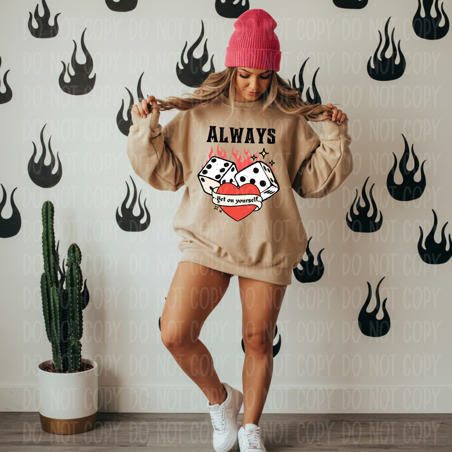 Always Bet On Yourself Single Print DTF Transfer