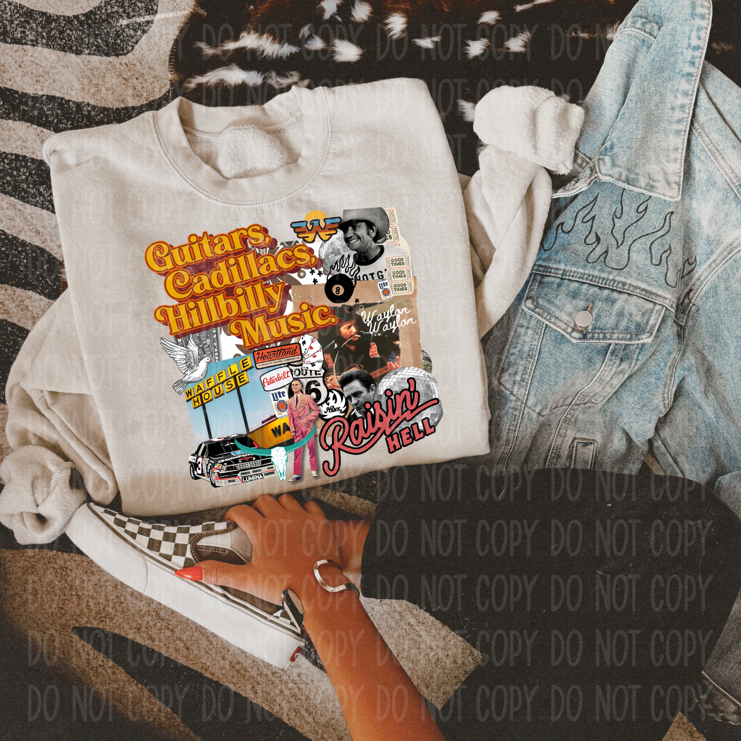 Vintage Country Single Print DTF Transfer