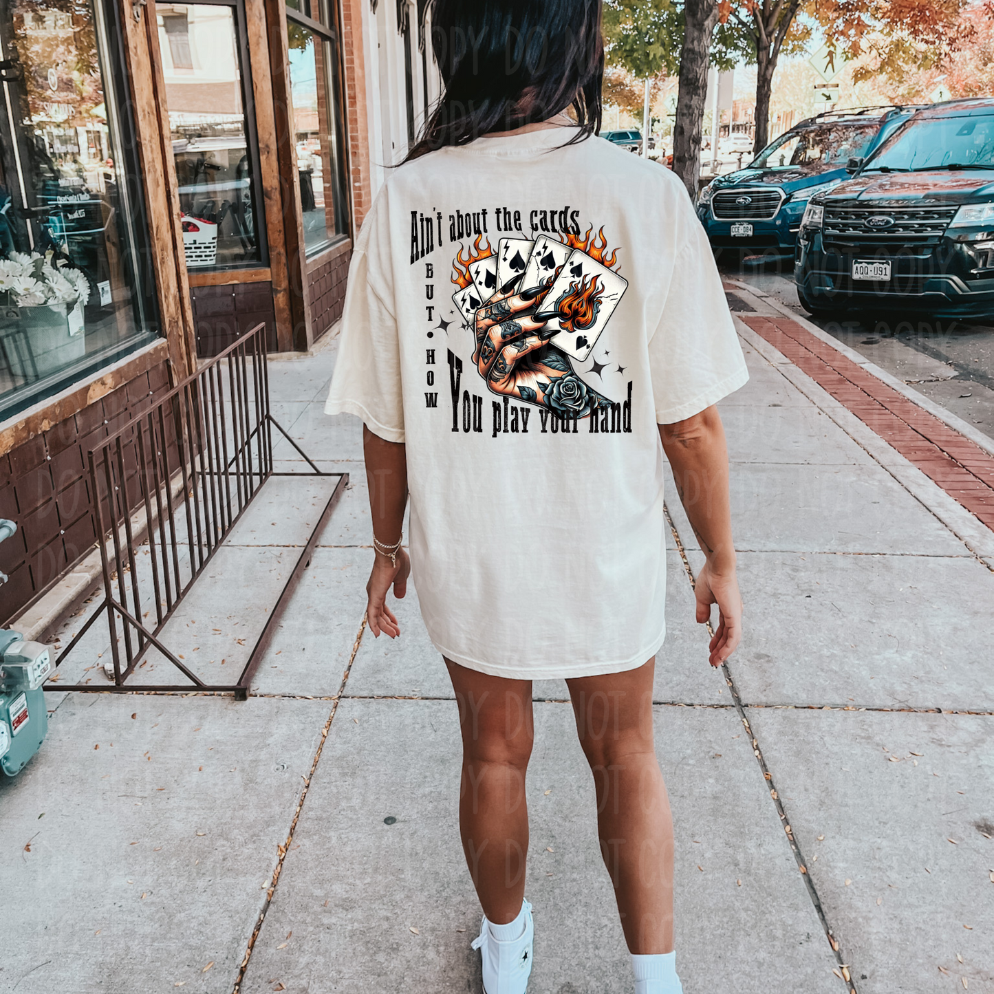 Ain't About The Cards Single Print DTF Transfer