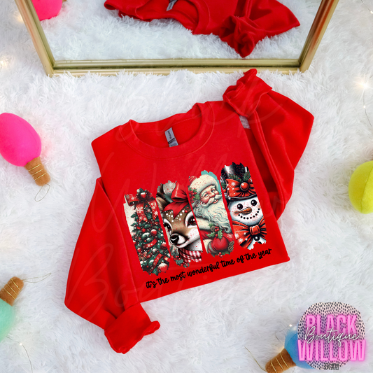 It's The Most Wonderful Time Of The Year Christmas Tee Or Sweatshirt