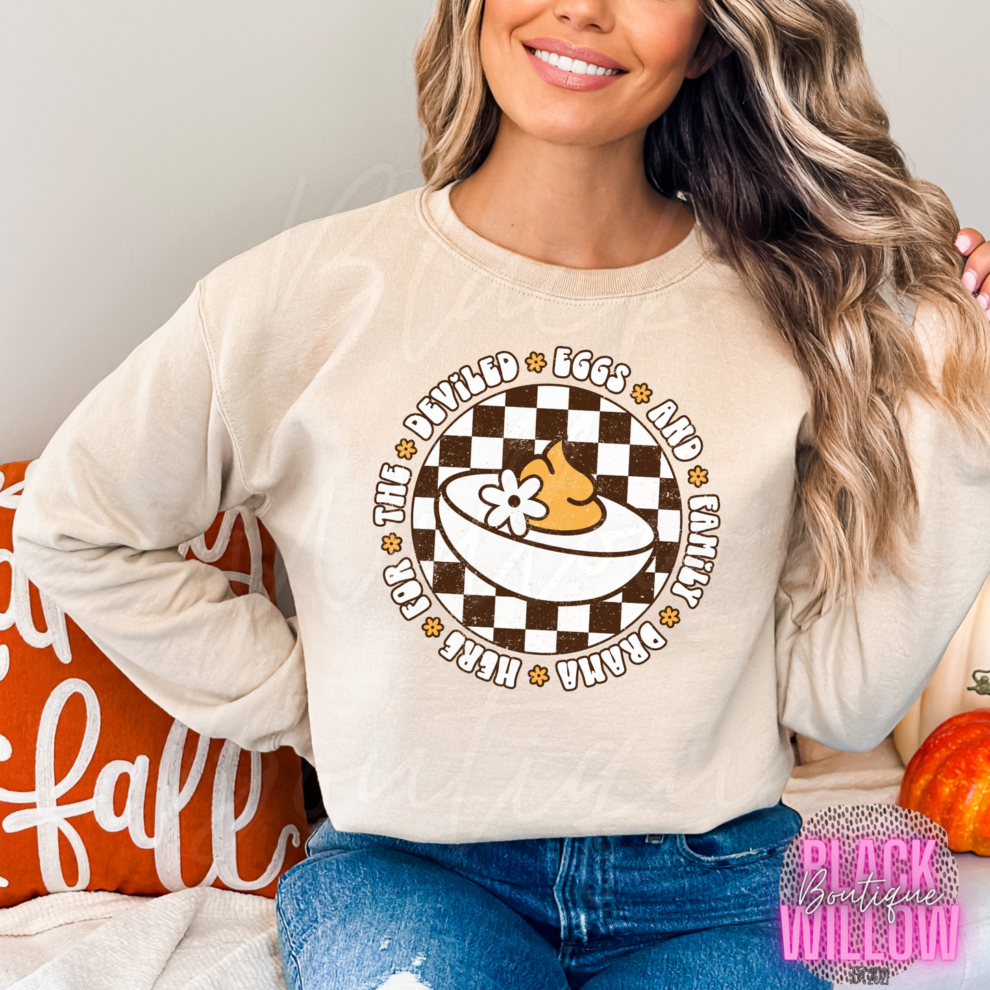 Here For The Deviled Eggs & Family Drama Tee Or Sweatshirt