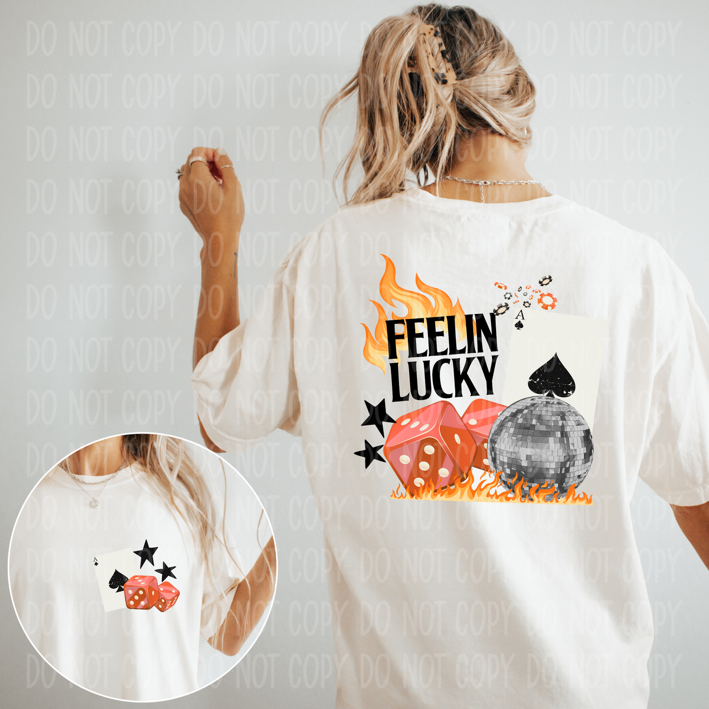 Feelin Lucky Single Print DTF Transfer