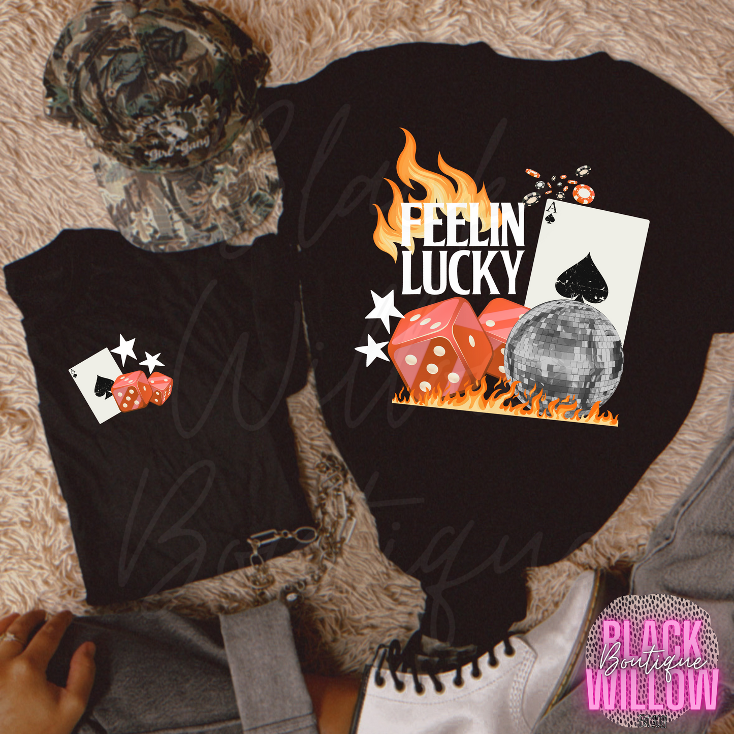 Feelin Lucky Tee Or Sweatshirt