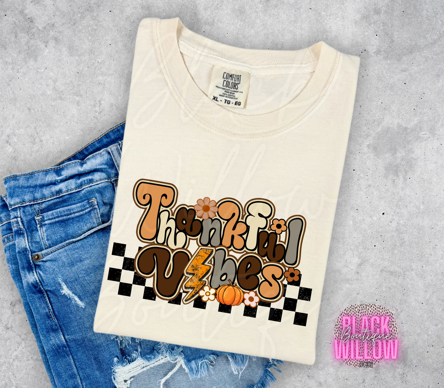 Thankful Vibes Tee Or Sweatshirt