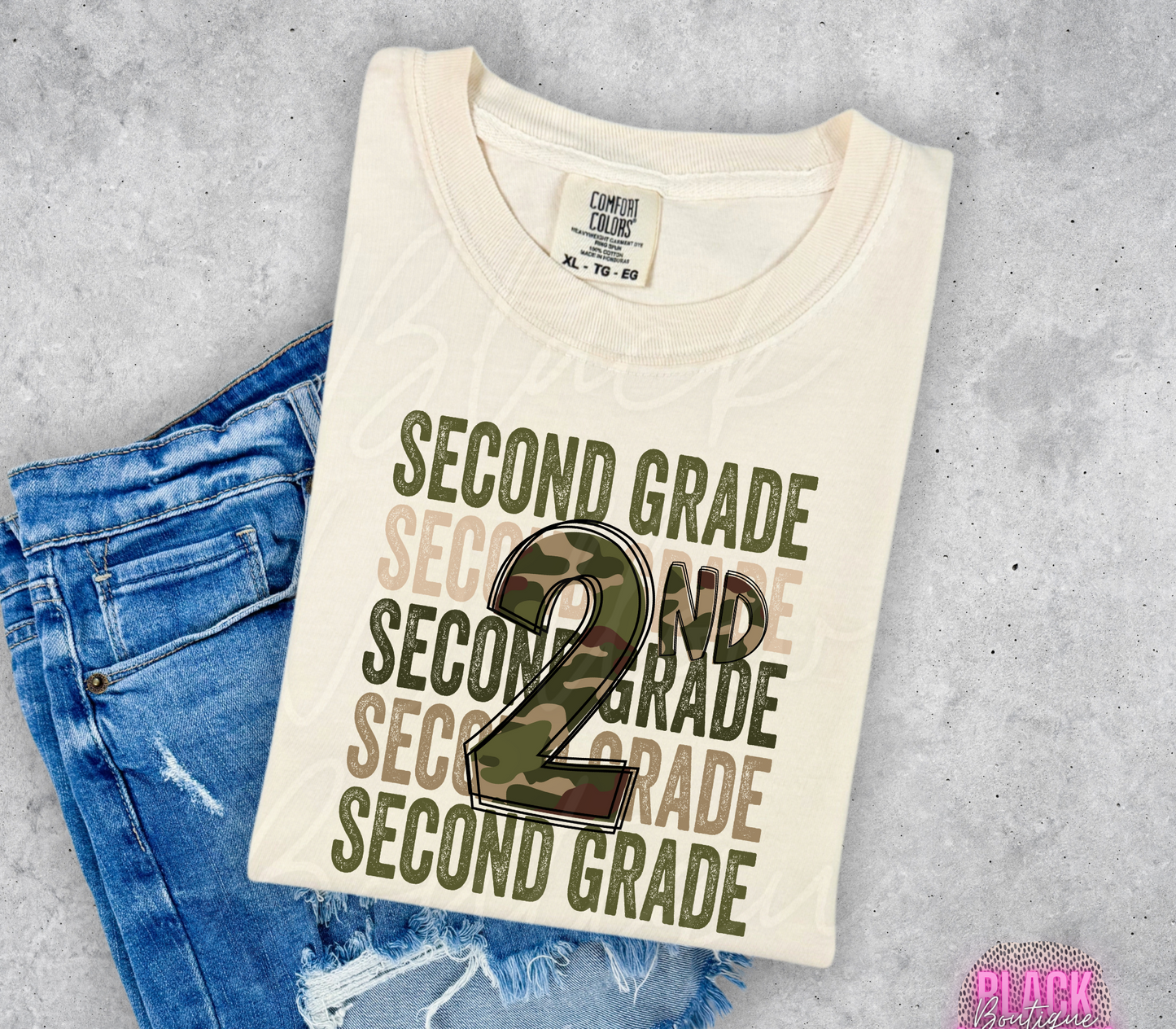 Camo School Grades Tee Or Sweatshirt