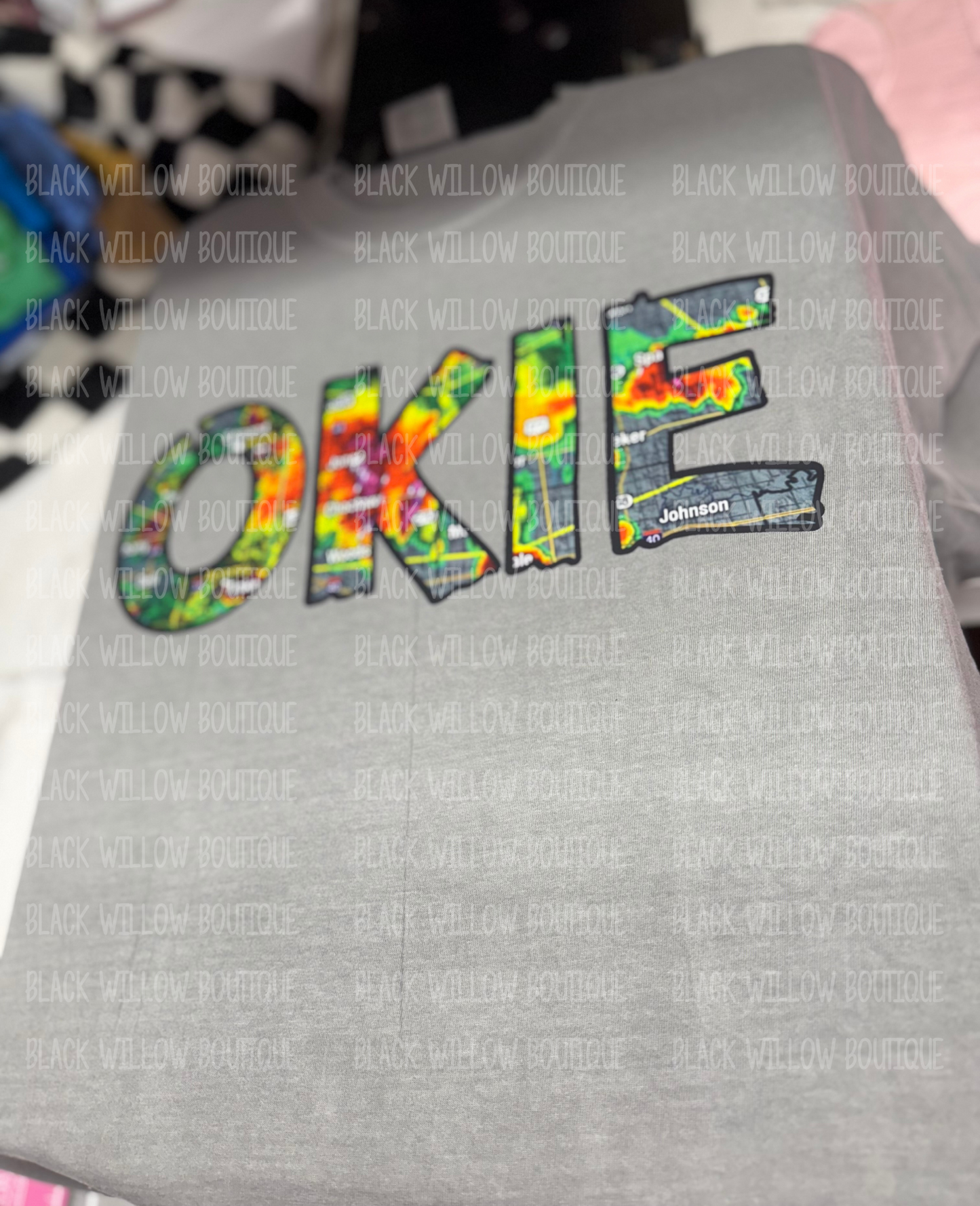 Okie Map Tee Or Sweatshirt