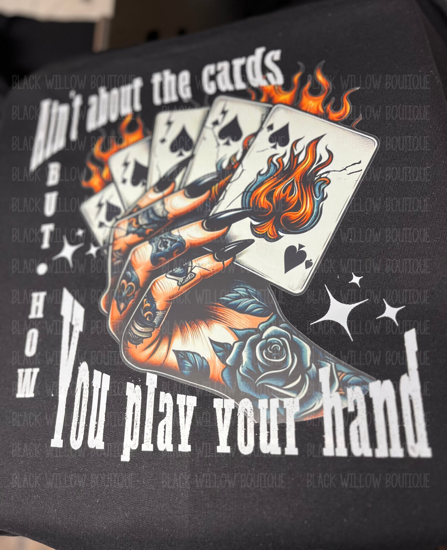 Aint About The Cards Tee Or Sweatshirt