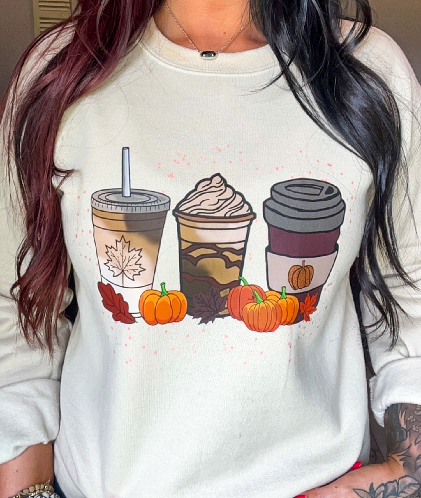 Fall Coffees Tee Or Sweatshirt