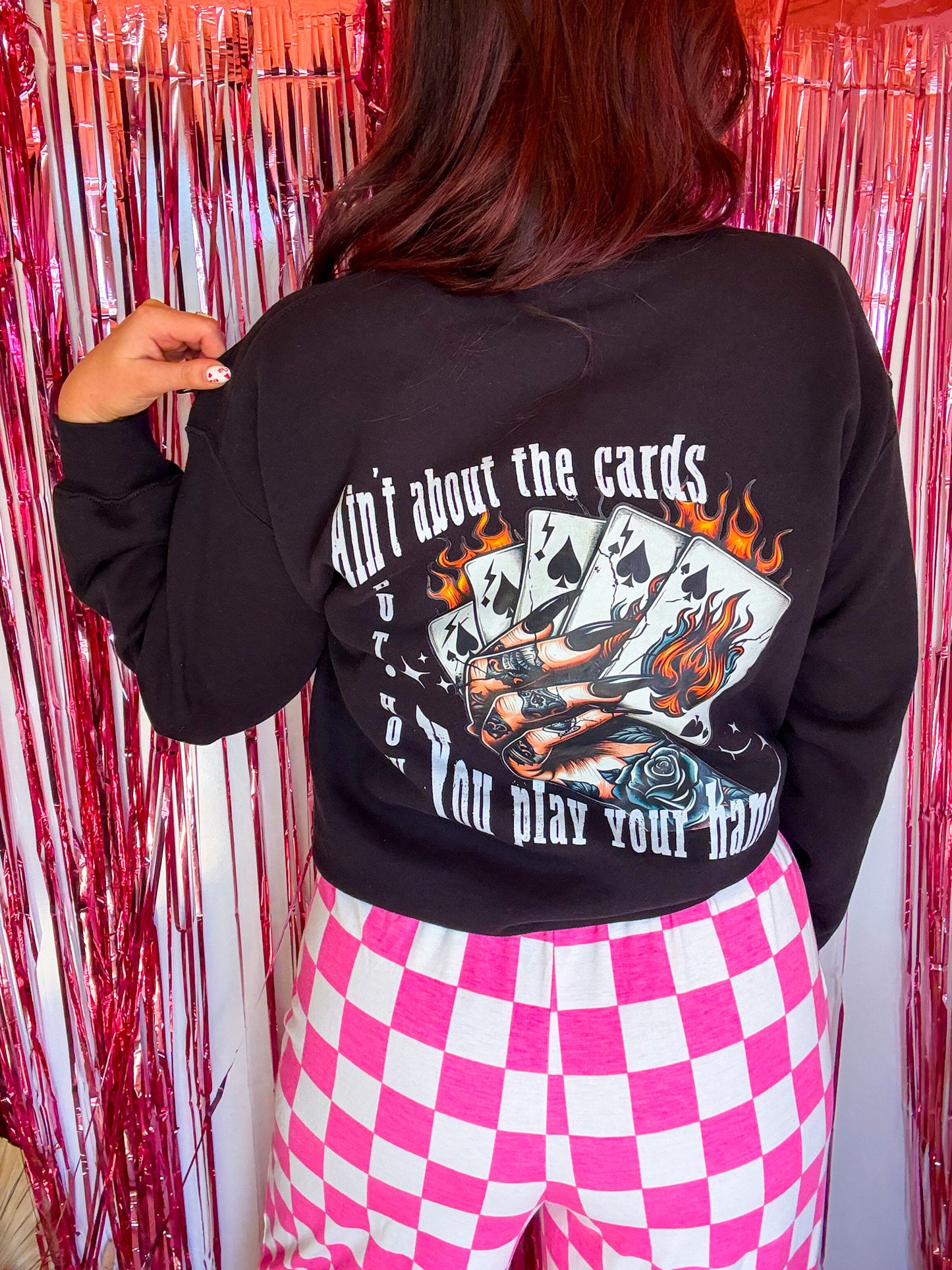 Aint About The Cards Tee Or Sweatshirt