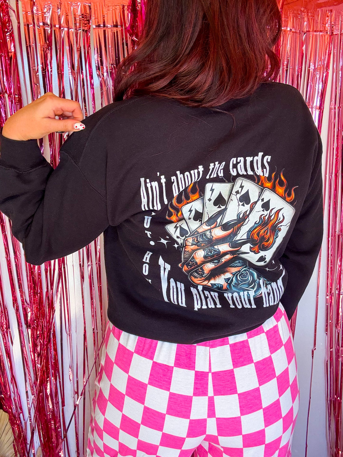 Aint About The Cards Tee Or Sweatshirt