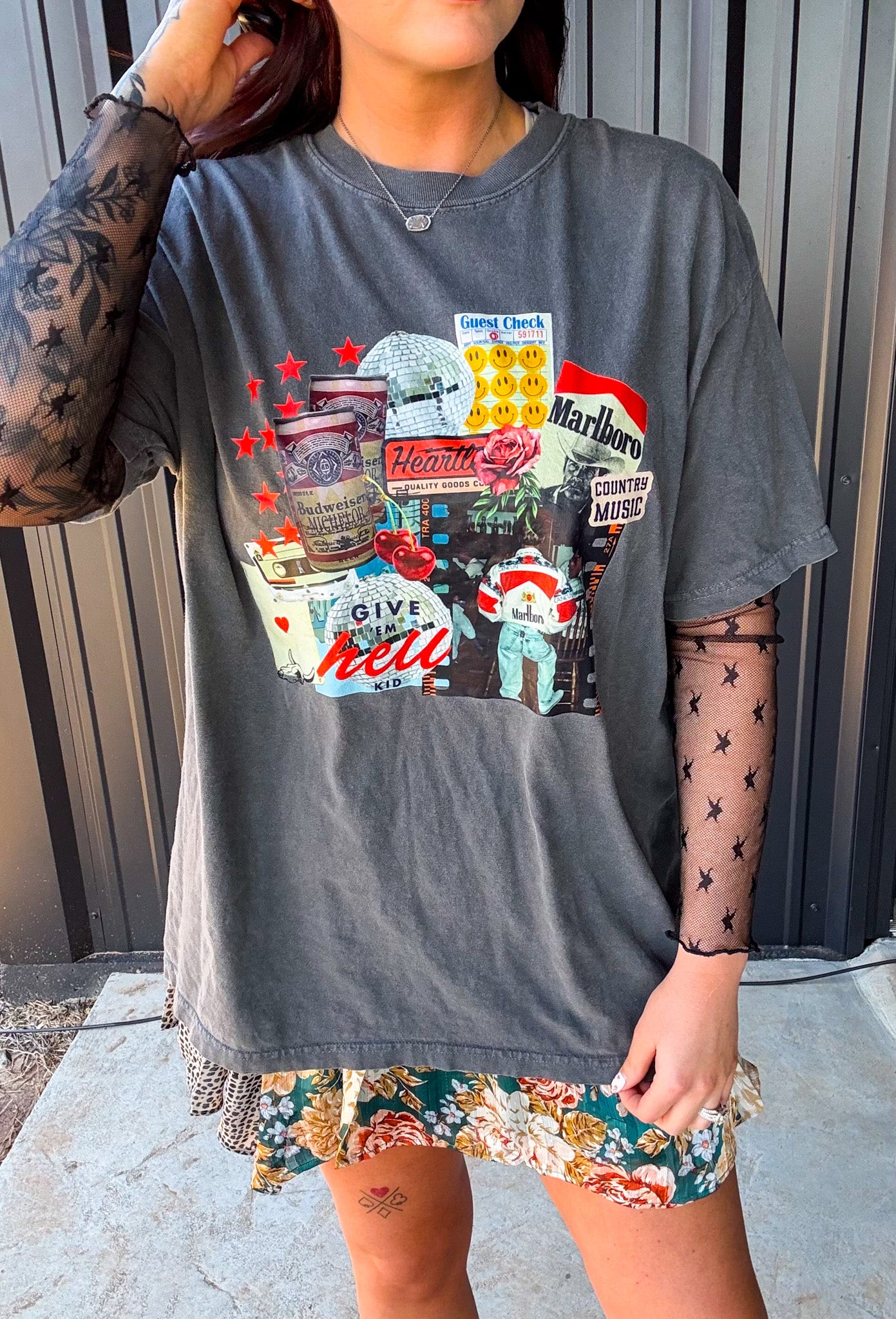 Star Of The Show Mesh Top