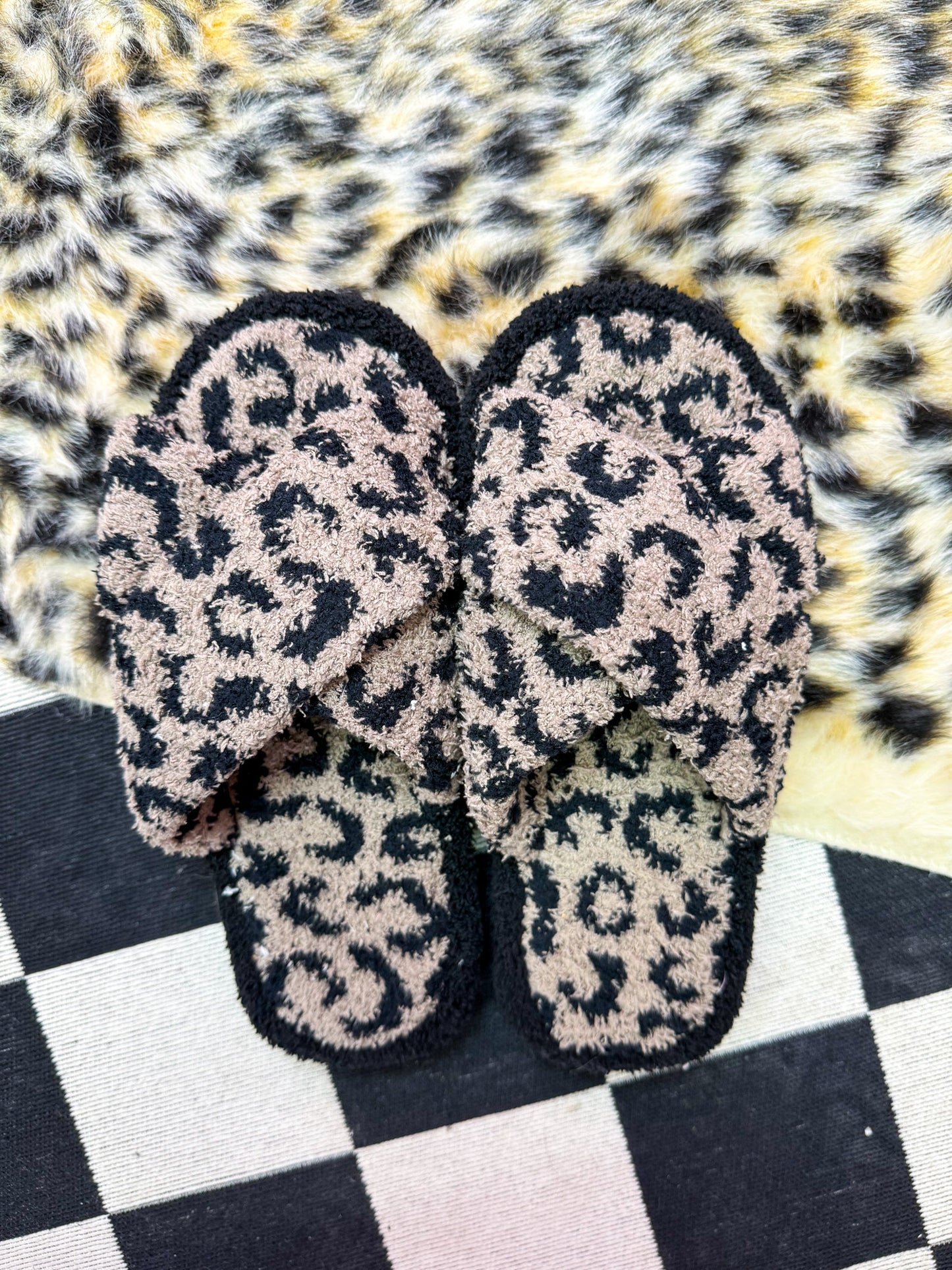Luxury Crossover Leopard Slippers