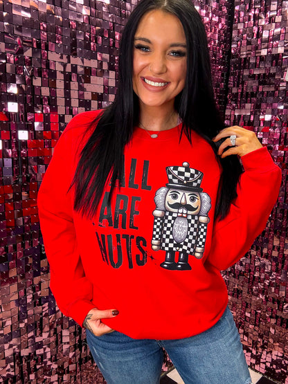 Yall Are Nuts Tee Or Sweatshirt