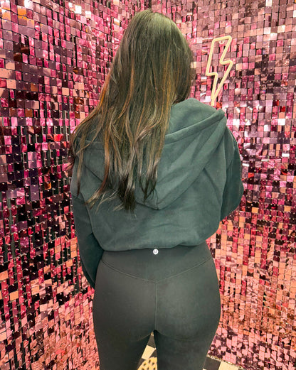 The Remi Cropped Full Zip Hoodie