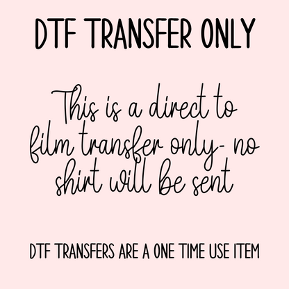 Diet C Single Print DTF Transfer