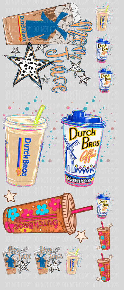 Dutch Pre-Made Gang Sheet 15X35