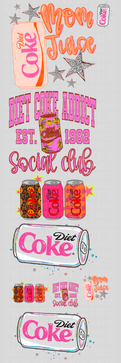 Diet C Pre-Made Gang Sheet 15X45