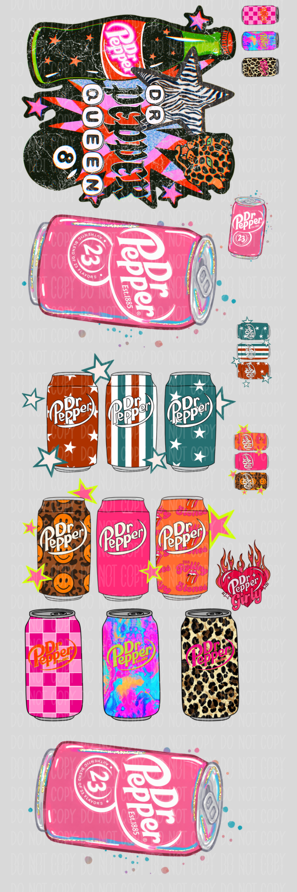 Doctor P Pre-Made Gang Sheet 15X45