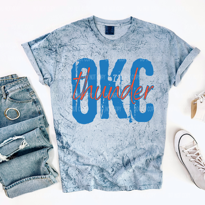Thunder Basketball Tee