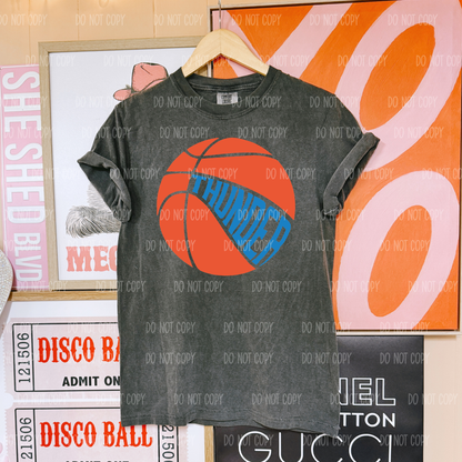 Thunder Basketball Tee Or Sweatshirt