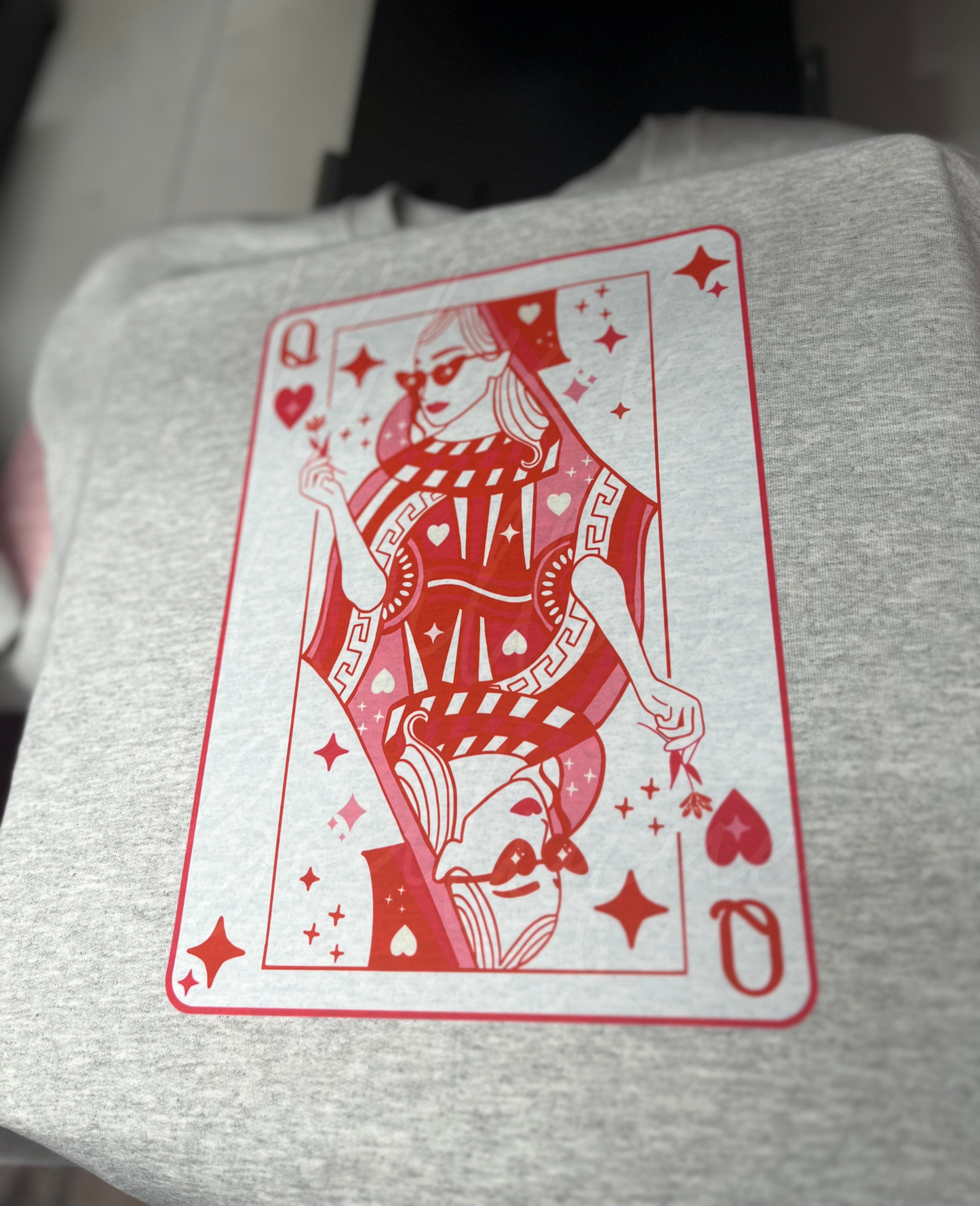 Queen Of Hearts Tee Or Sweatshirt