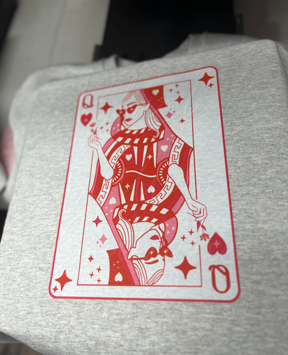 Queen Of Hearts Tee Or Sweatshirt