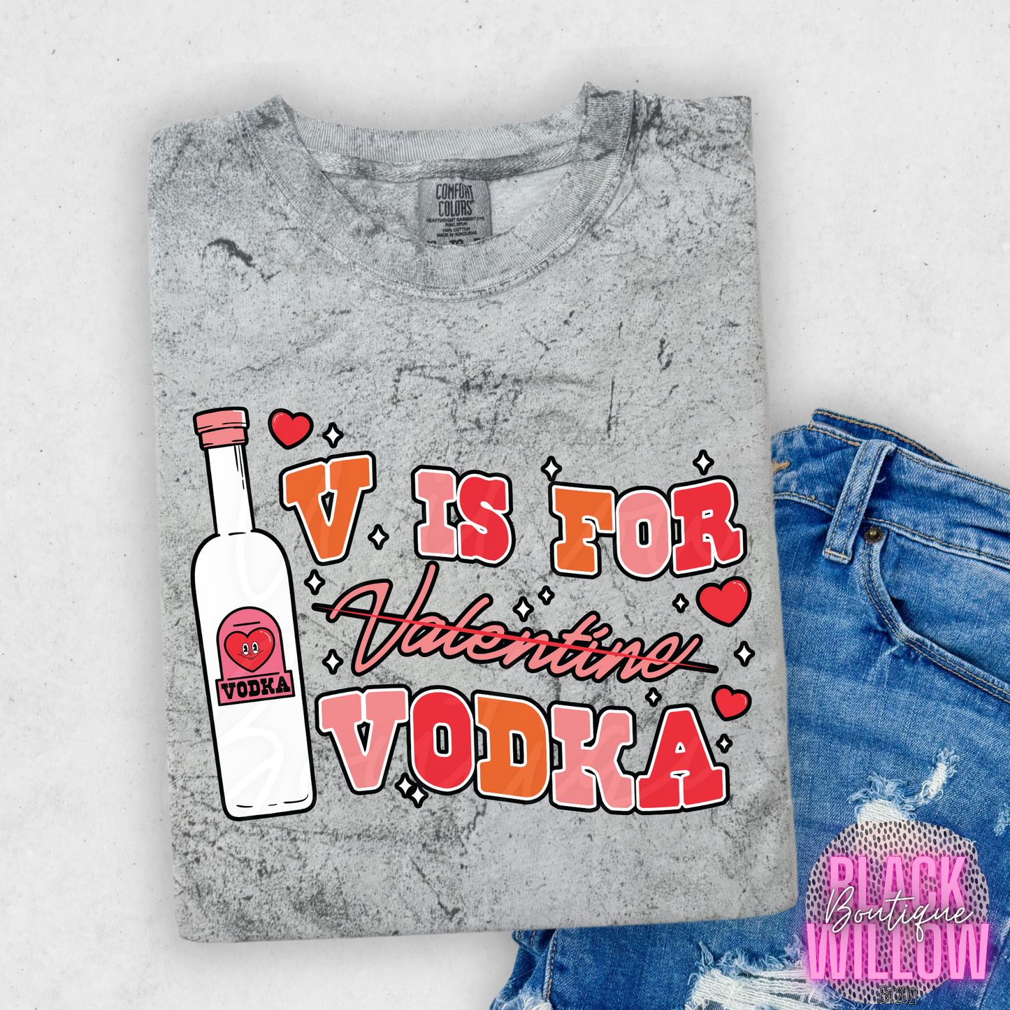 V Is For Vodka Tee