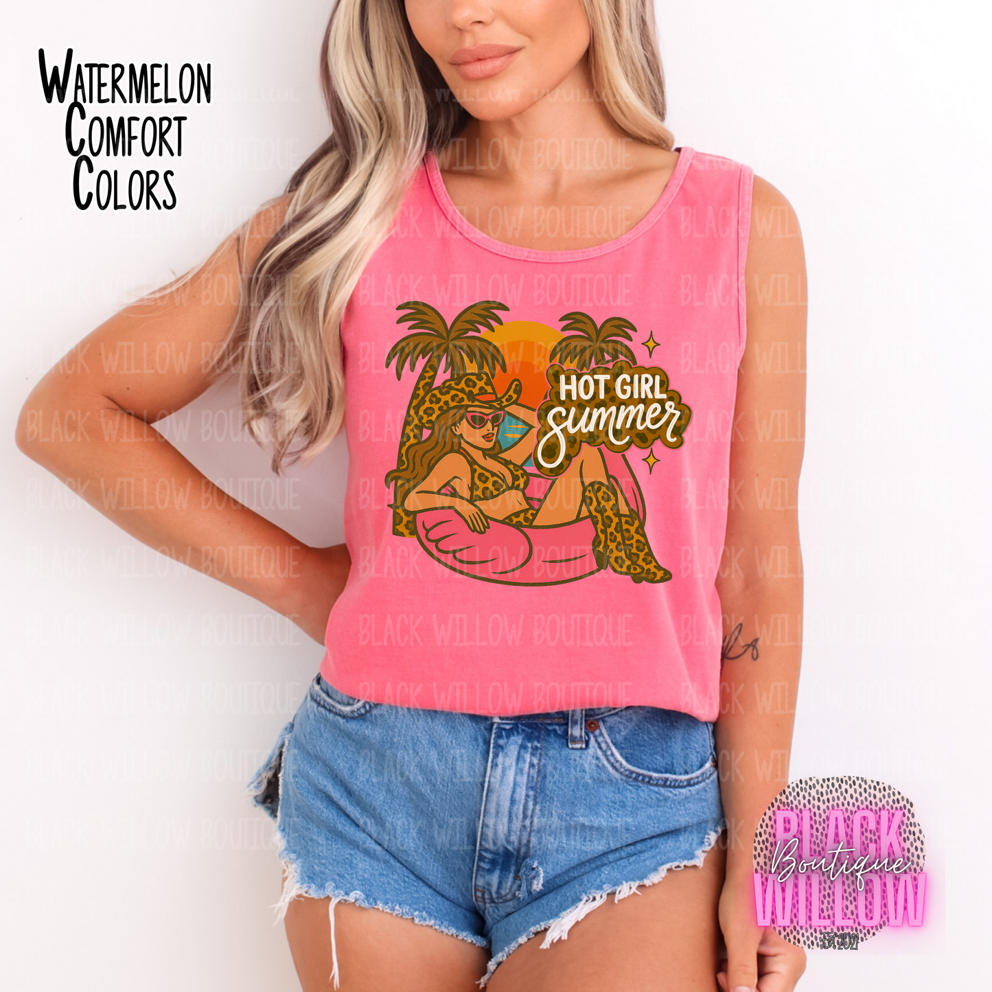 Hot Girl Summer Comfort Colors Tank