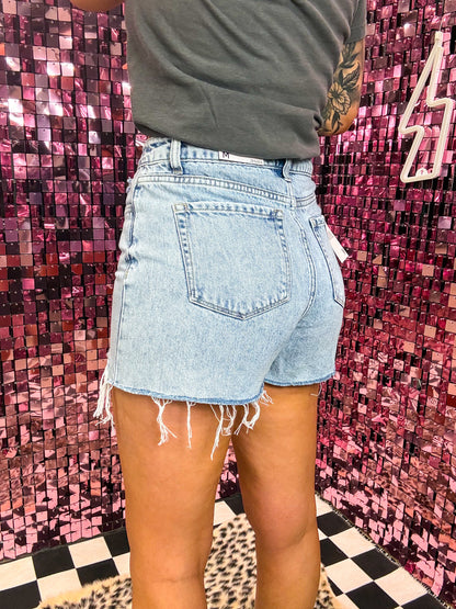 The Sawyer Distressed Denim Shorts